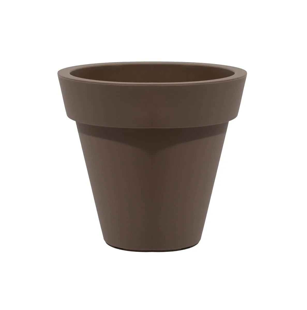 10" Large Brown Outdoor Patio Garden Planter