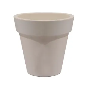 10" Large White Outdoor Patio Garden Planter