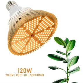 120W E27 LED Grow Light Bulb Full Spectrum Veg Flower Indoor Plants Growing Lamp