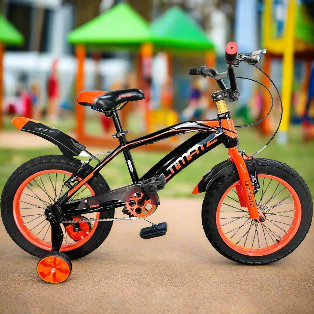 16" Bicycle | Black/Orange