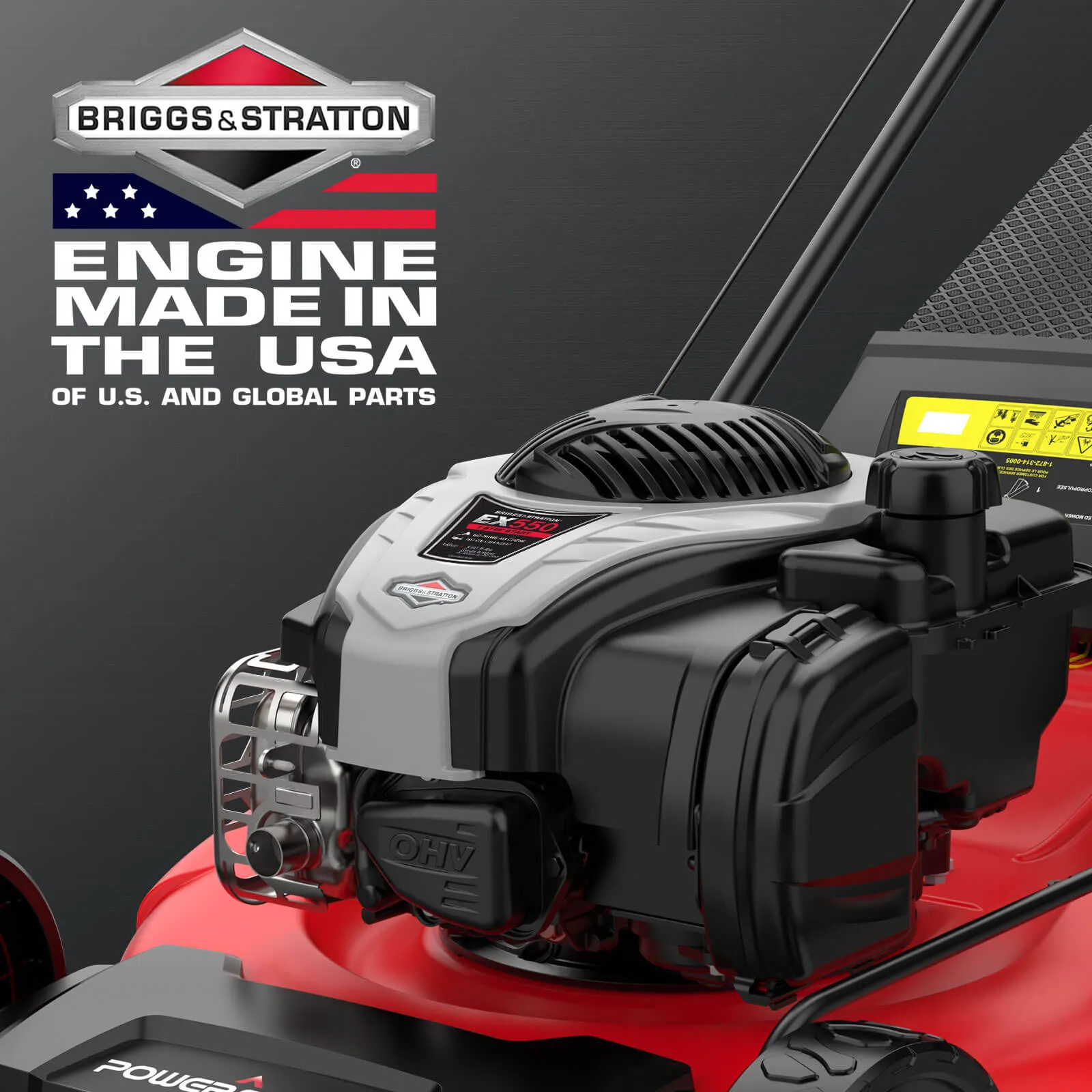 21 " 140cc Gas Self-Propelled Lawn Mower With BS EX550 Engine B8721S2