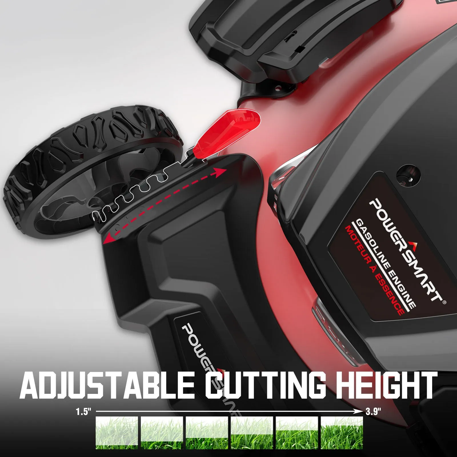 21 " 170cc Gas Self-Propelled 3-in-1 Lawn Mower V8621S