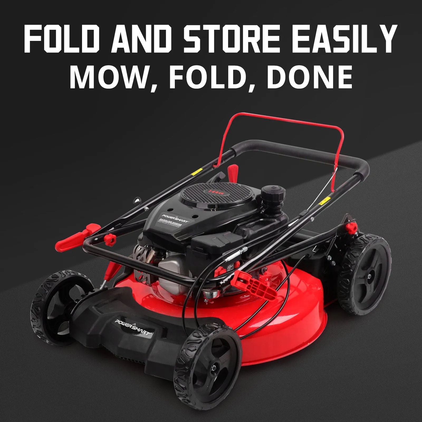 21 " 170cc Gas Self-Propelled 3-in-1 Lawn Mower V8621S