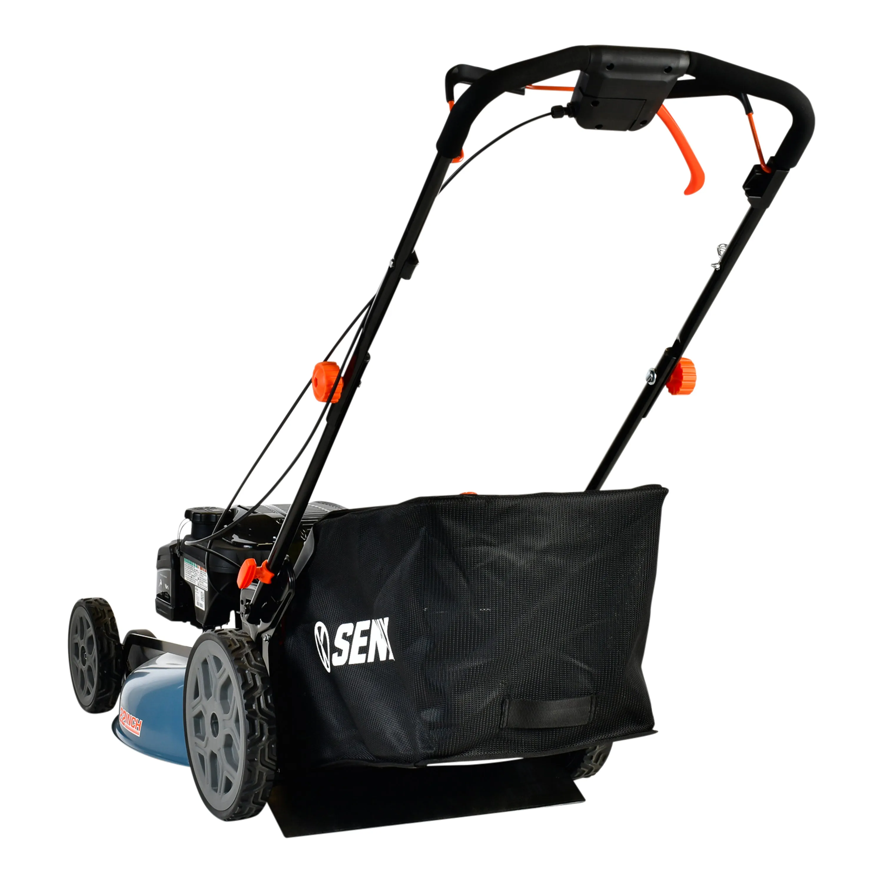 22-Inch 163 cc Gas Powered Self-Propelled Lawn Mower, Variable Speed, 3-In-1 Mulch, Side Discharge & Rear Bagging, LSSG-H2
