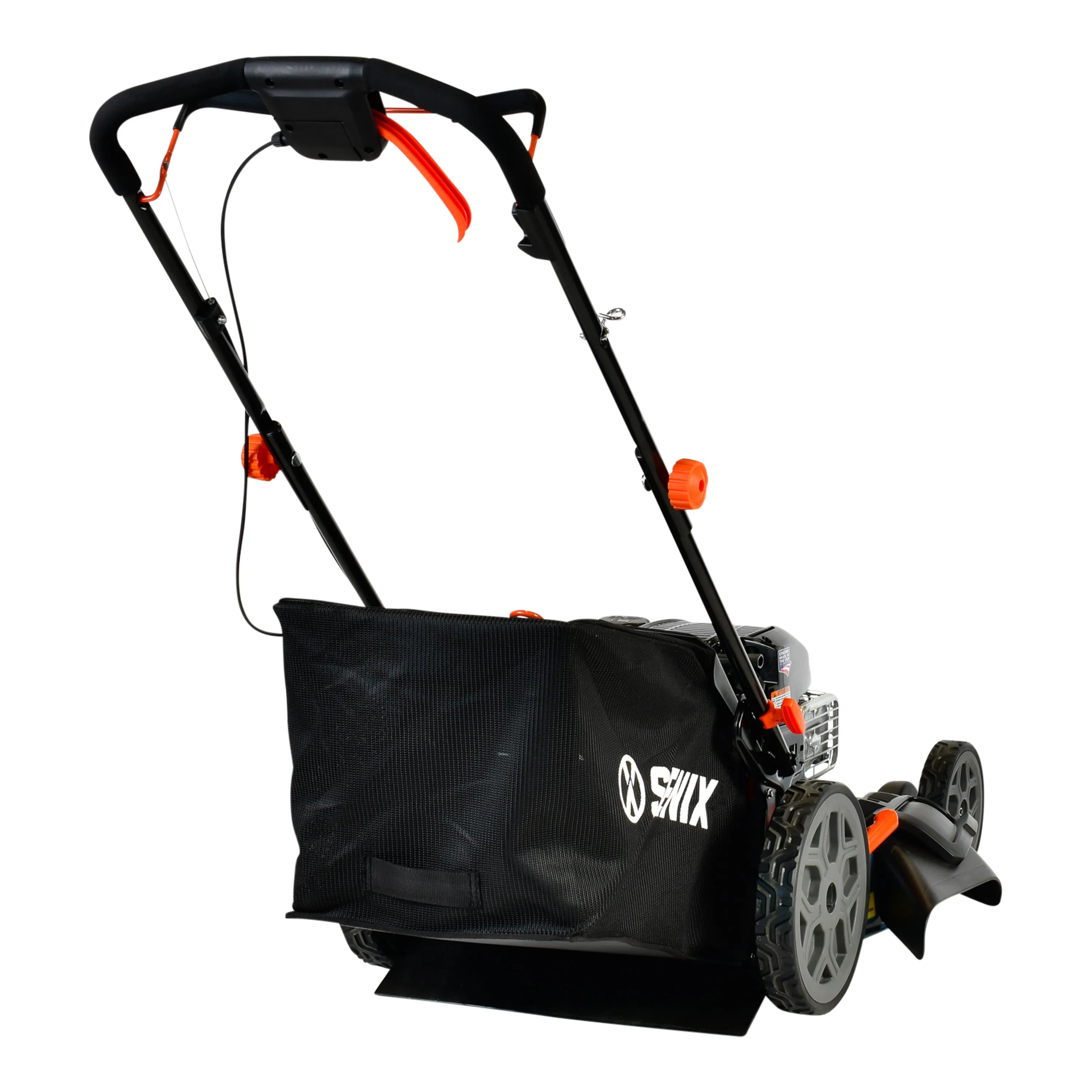 22-Inch 163 cc Gas Powered Self-Propelled Lawn Mower, Variable Speed, 3-In-1 Mulch, Side Discharge & Rear Bagging, LSSG-H2