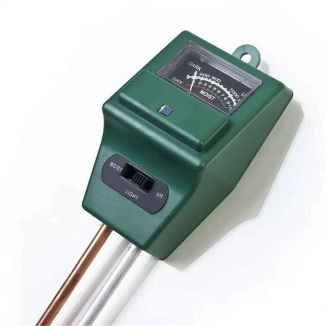 3 In 1 Soil pH Moisture Light Intensity Meter Tester for Plants Growth