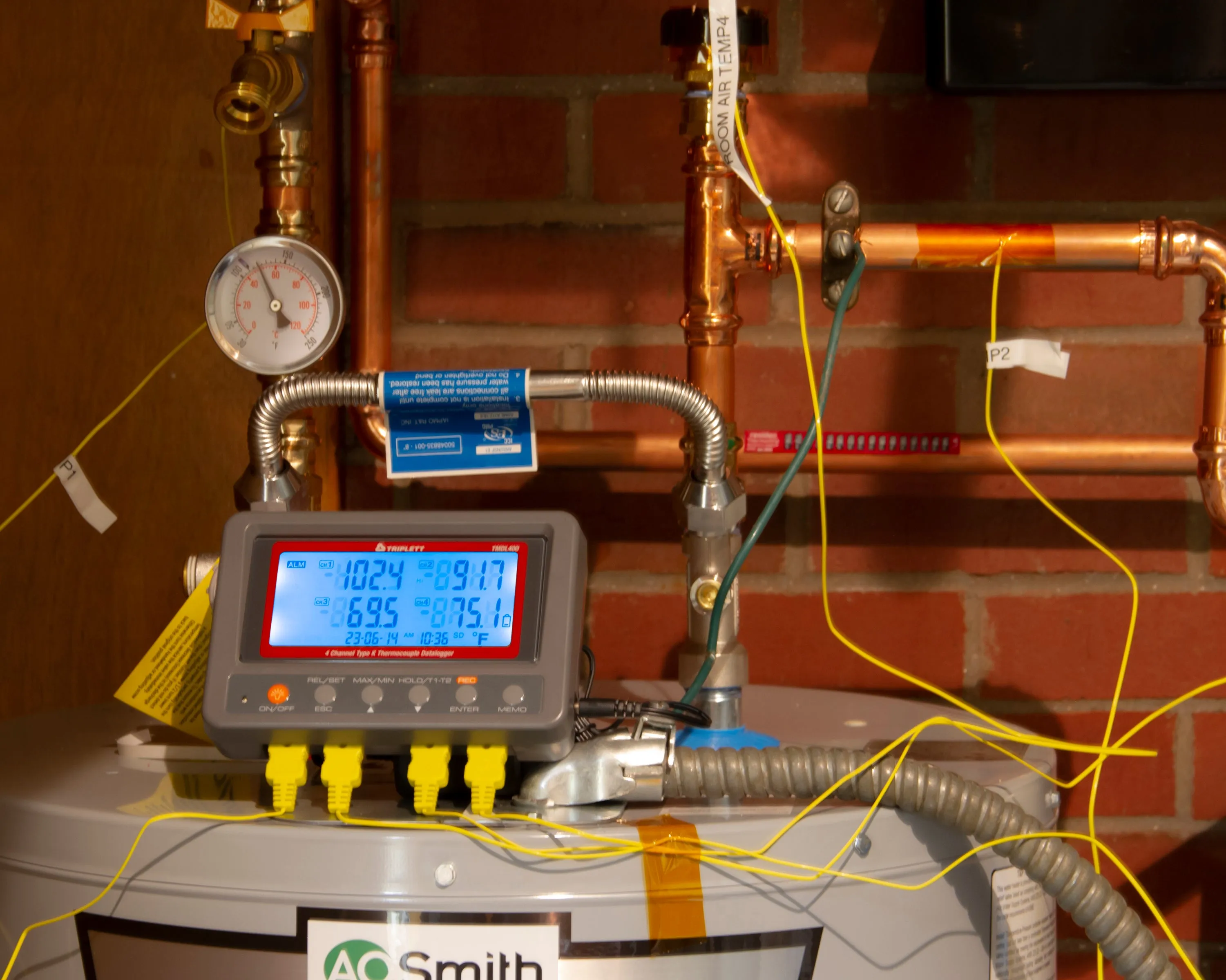 4 Channel Type K Thermocouple Datalogger (SD) - (TMDL400)