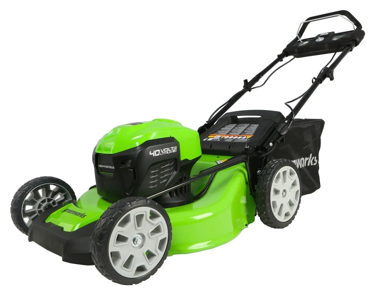 40V 21" Cordless Battery Self-Propelled Lawn Mower w/ (2) 4.0Ah USB Batteries & Charger