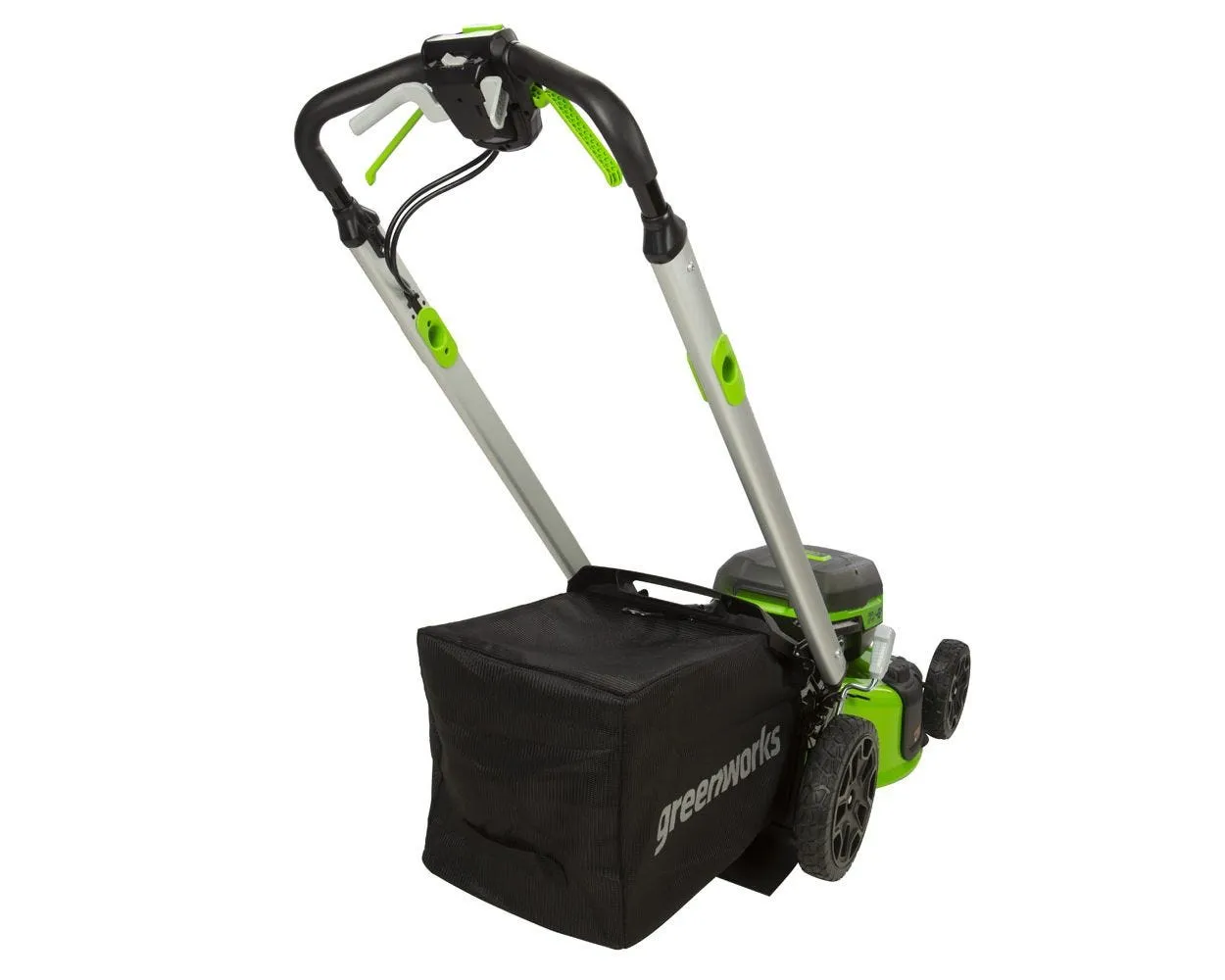 48V (2x24V) 21" Cordless Battery Self-Propelled Lawn Mower w/ (4) 4.0Ah USB Batteries & (2) Dual Port Chargers