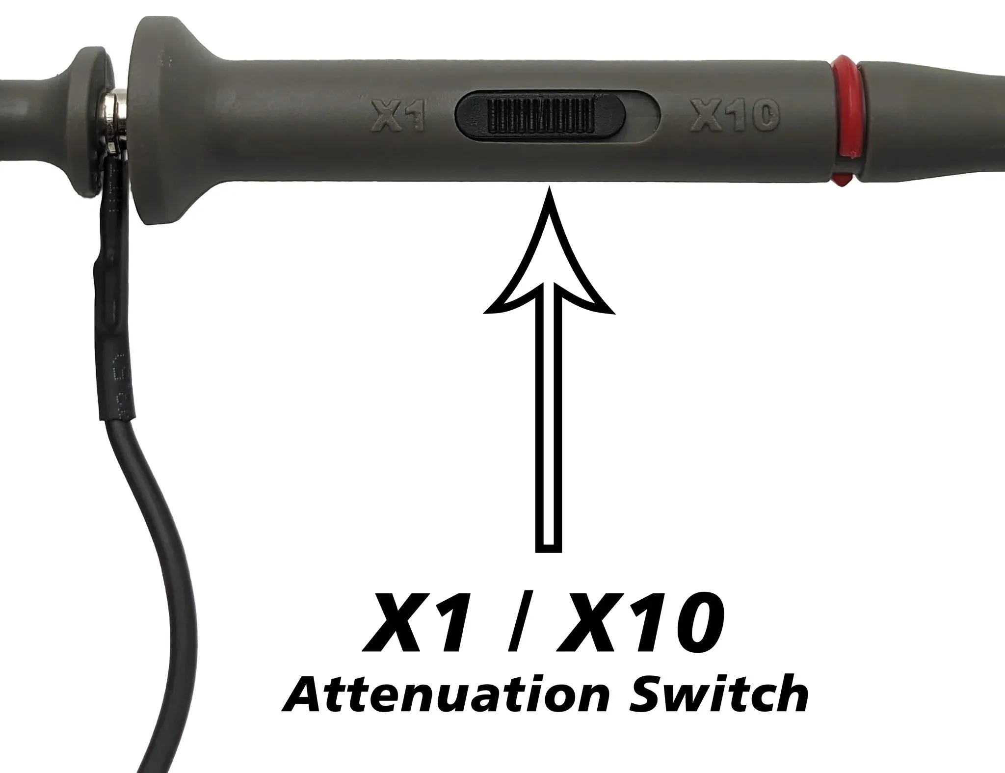 60 MHz Oscilloscope Probe, X1 / X10 Switchable, Includes Accessory Set (PP-80)