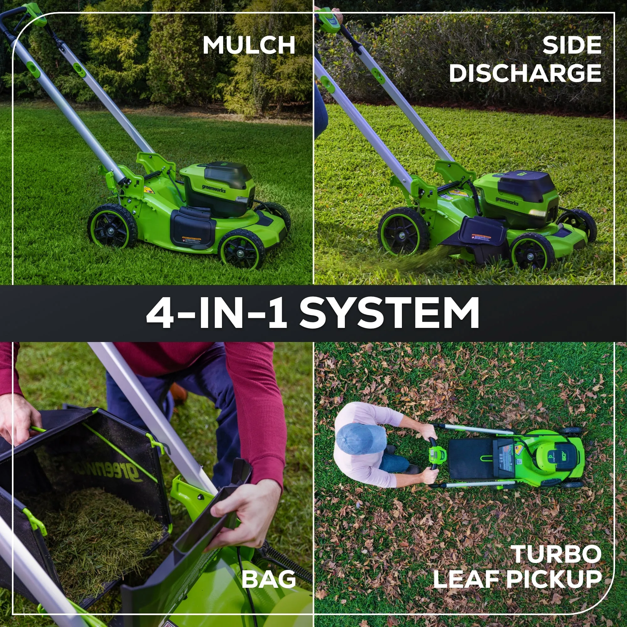 60V 21" Cordless Battery Dual Blade Self-Propelled Mower w/ (1) 8Ah battery and 6A Charger
