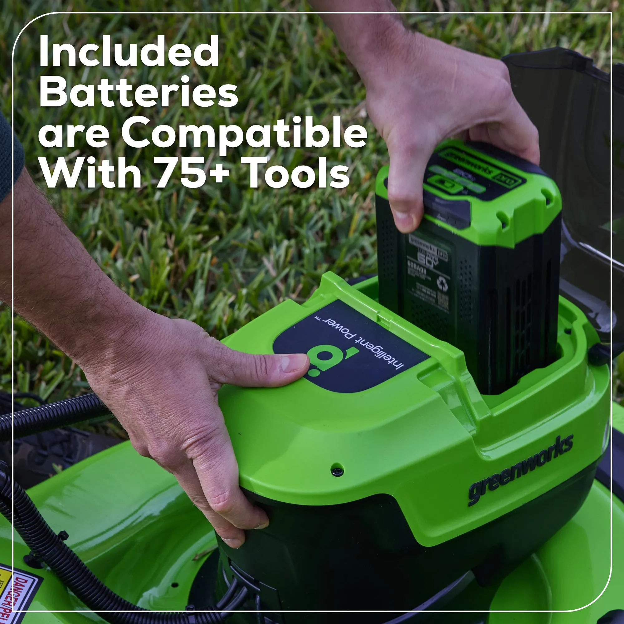 60V 21" Cordless Battery Dual Blade Self-Propelled Mower w/ (1) 8Ah battery and 6A Charger