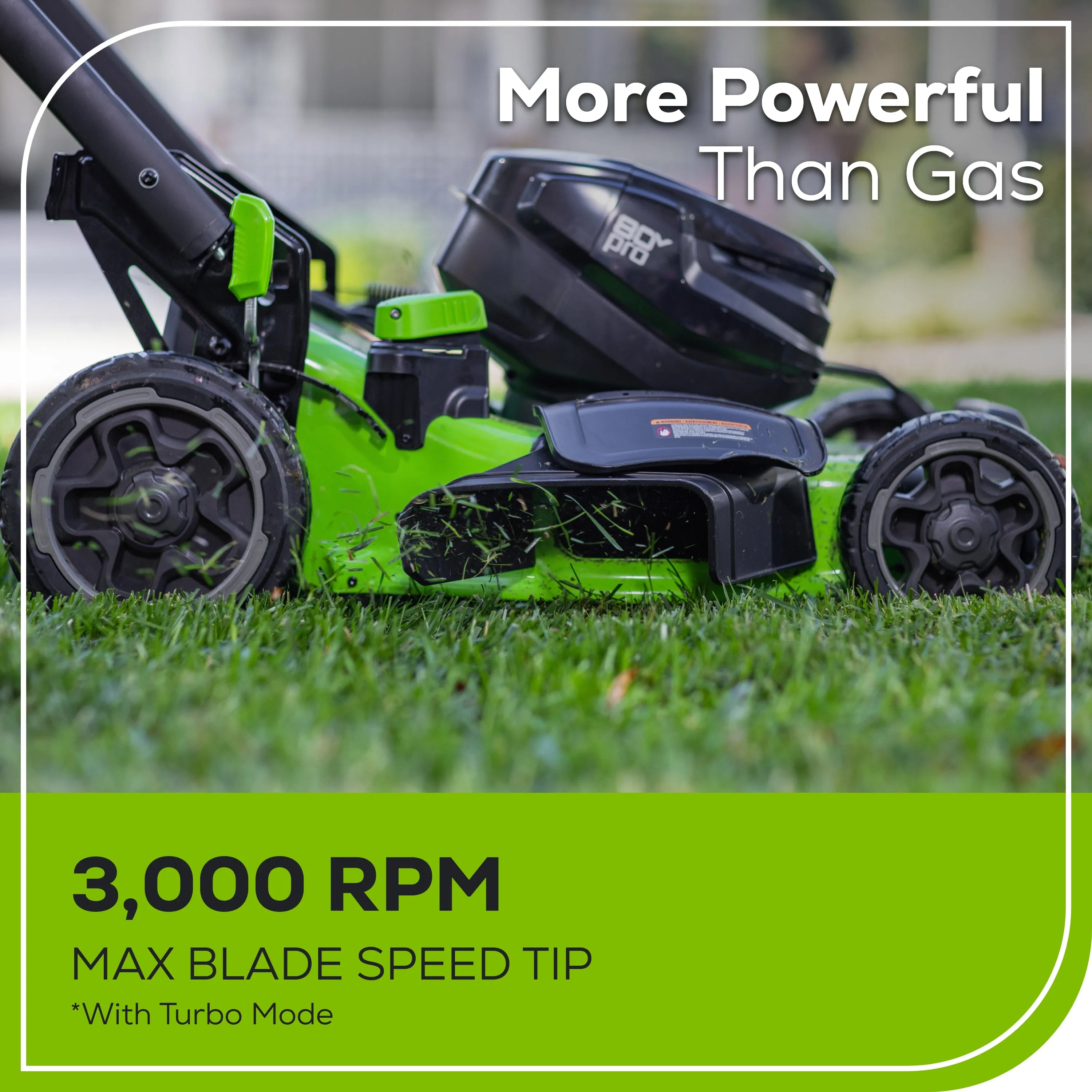 80V 22" Cordless Battery Dual Blade Self-Propelled Lawn Mower w/ (2)4.0Ah Batteries & Rapid Charger