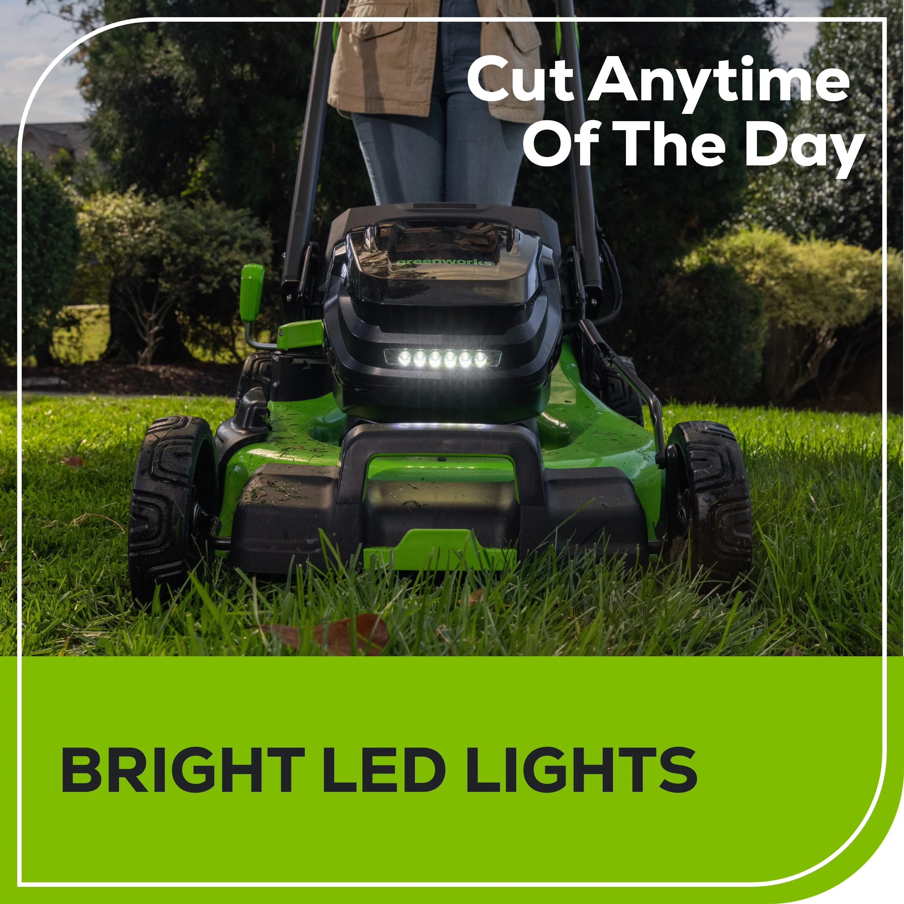 80V 22" Cordless Battery Dual Blade Self-Propelled Lawn Mower w/ (2)4.0Ah Batteries & Rapid Charger