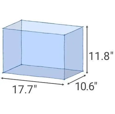 ADA 45-P (9.6 GAL) Rimless Low-Iron Cube Garden Aquarium - Aqua Design Amano