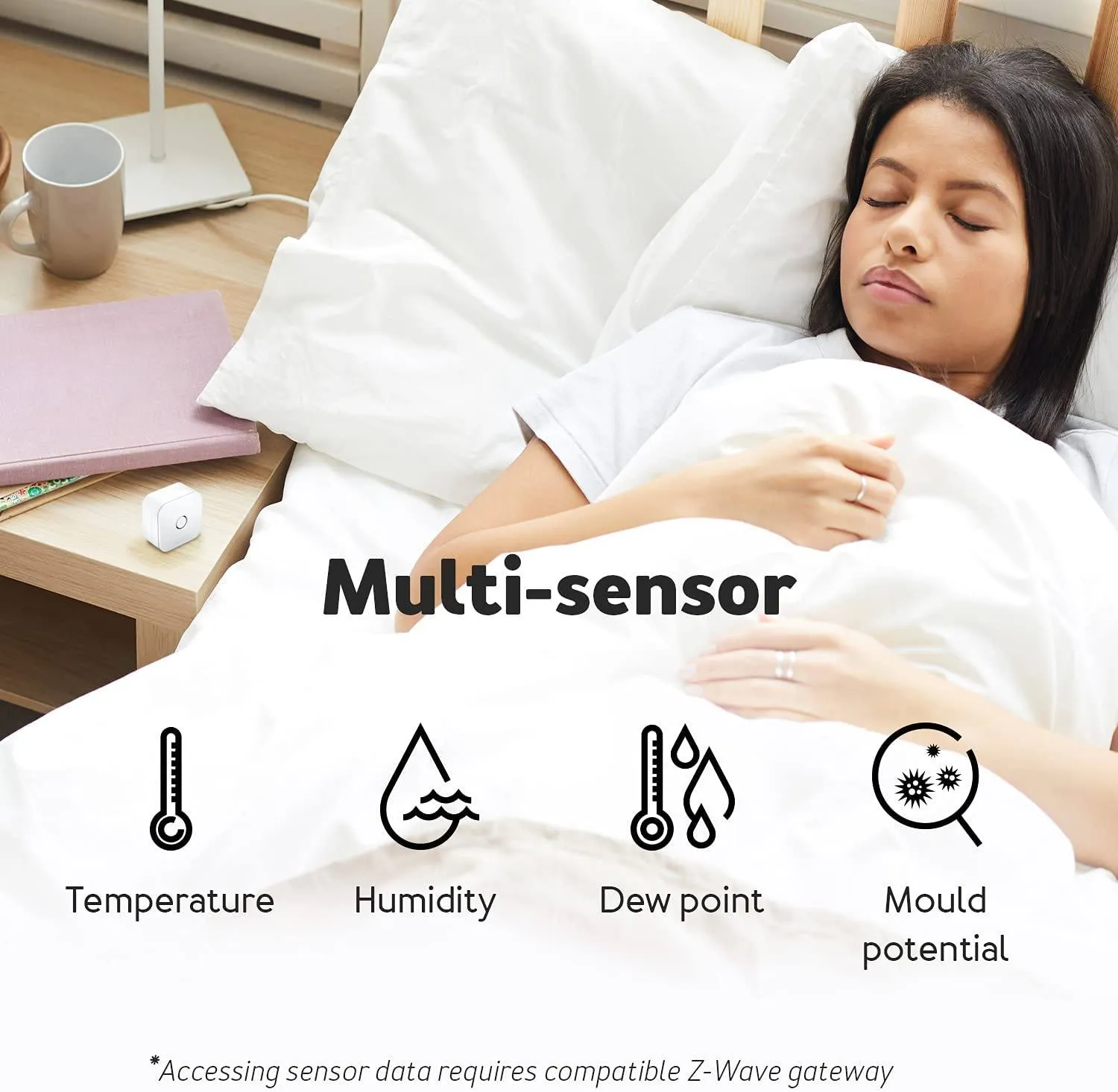Aeotec ZWA039 aerQ Temperature & Humidity Sensor (Z-Wave Plus)