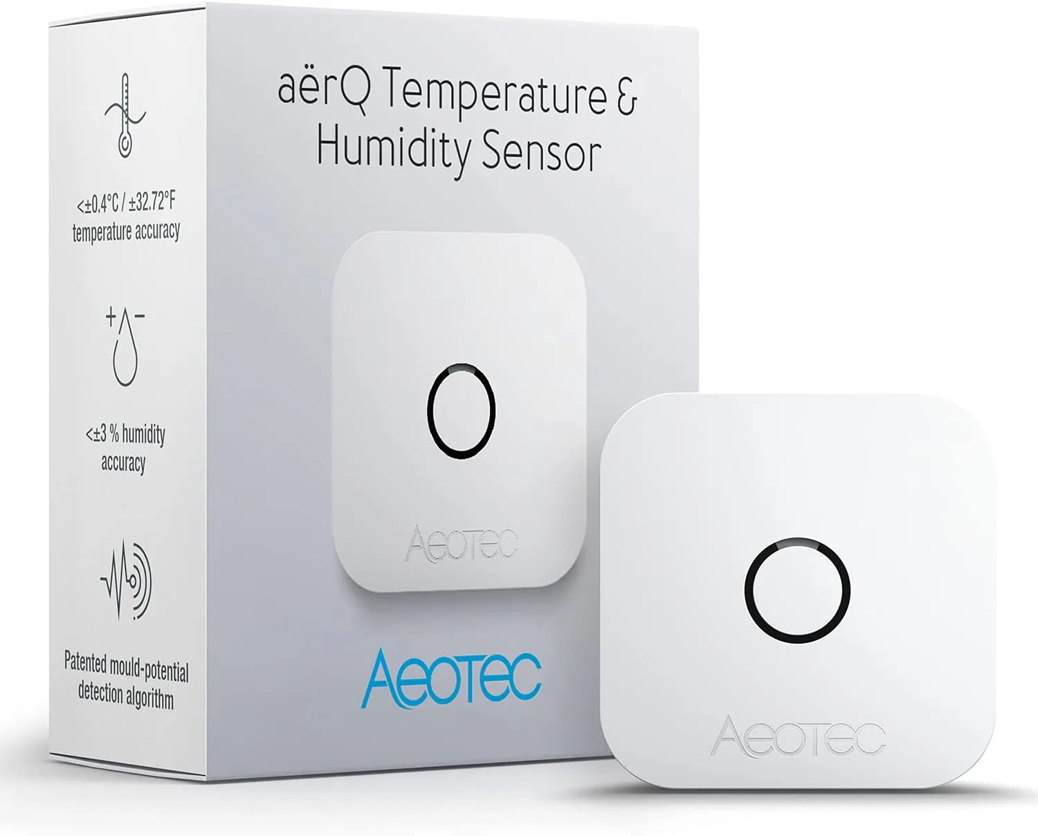 Aeotec ZWA039 aerQ Temperature & Humidity Sensor (Z-Wave Plus)