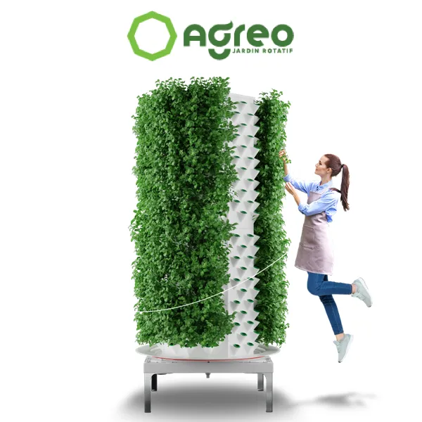 Agreo Rotary Garden Aeroponic Vertical Farm