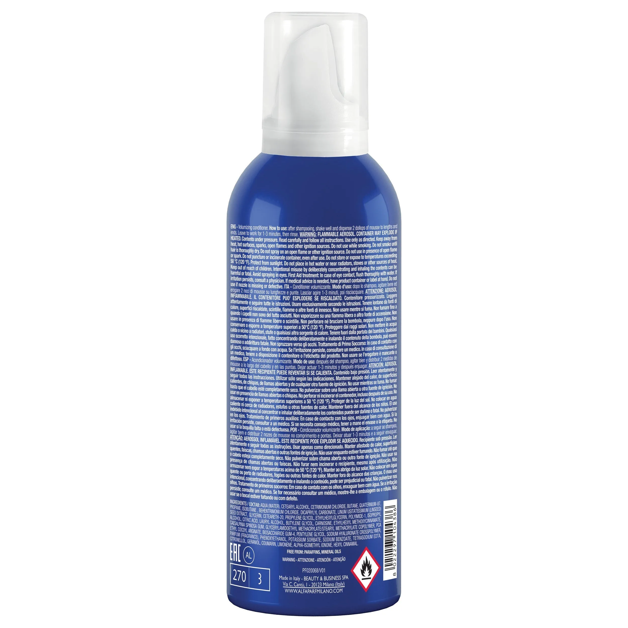 Alfaparf Milano Semi Di Lino Volumizing Mousse Conditioner 200ml