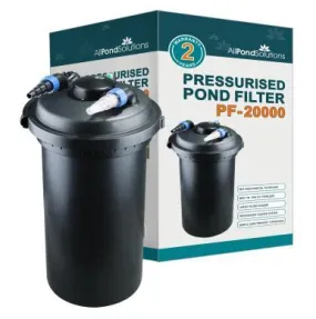 AllPondSolutions 20000L Pressurised Pond Filter 18w UV PF-20000