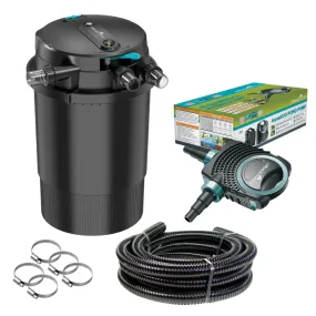 AllPondSolutions 30000L Koi Pressurised Pond Filter With UV Timer Kit PRO-30000-KIT