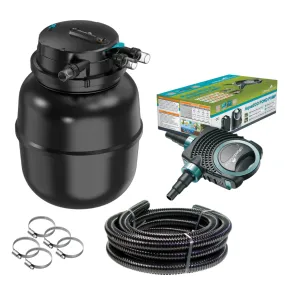 AllPondSolutions 50000L Koi Pressurised Pond Filter Kit PRO-50000-KIT