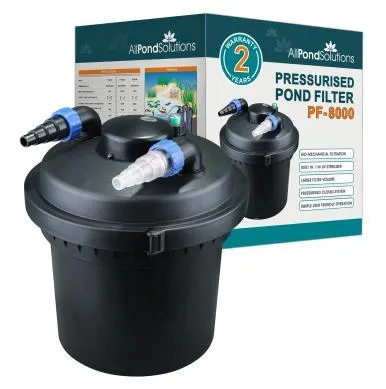 AllPondSolutions 8000L Pressurised Pond Filter 11w UV PF-8000