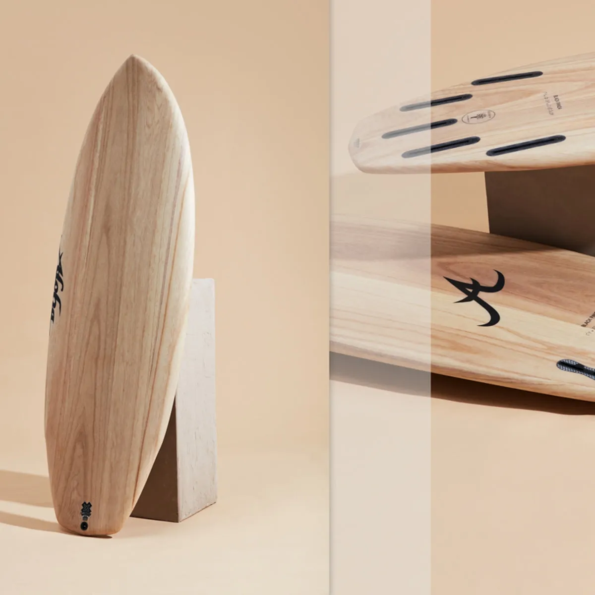 Aloha Black Panda 6'2  Ecoskin Clear  - FCS2