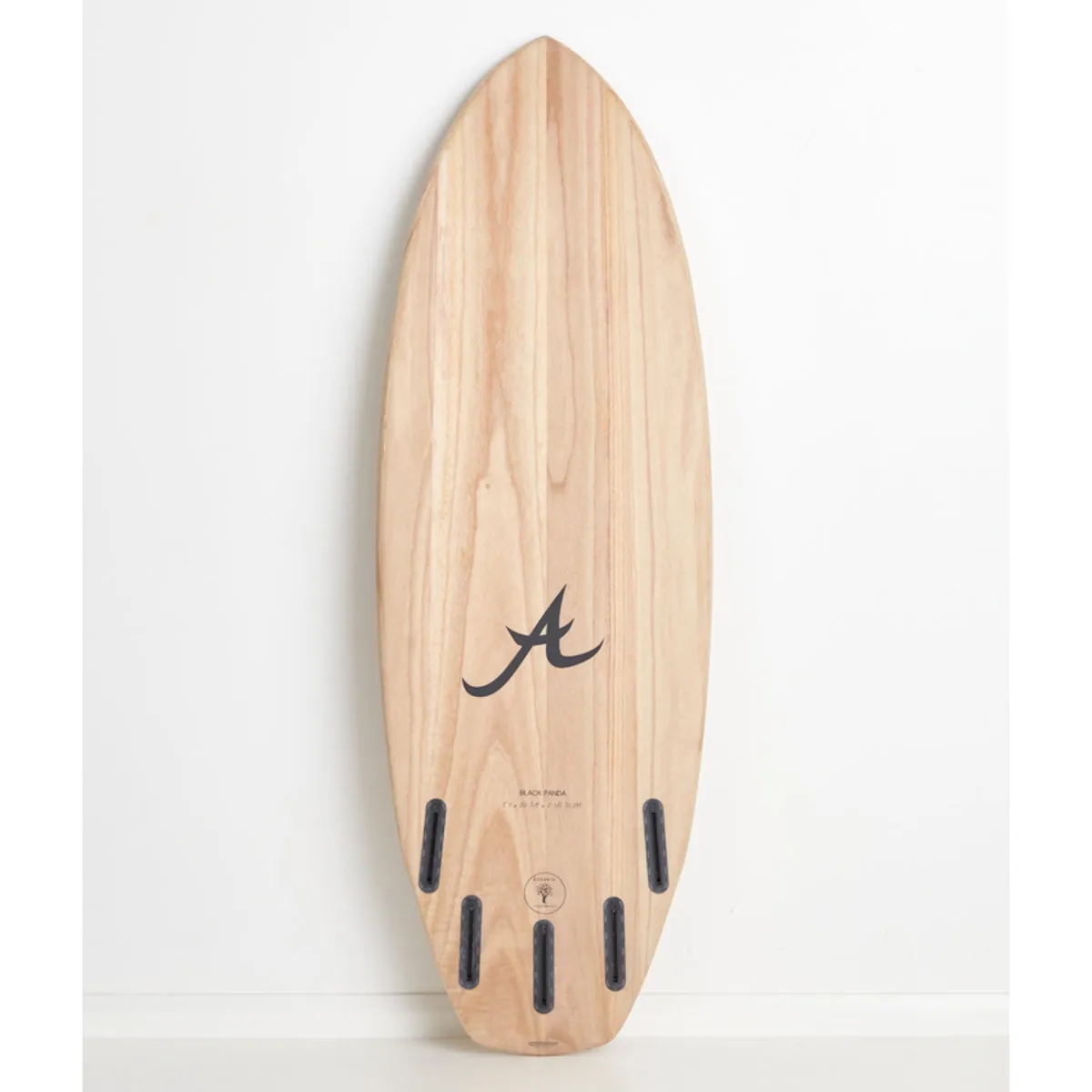 Aloha Black Panda 6'2  Ecoskin Clear  - FCS2