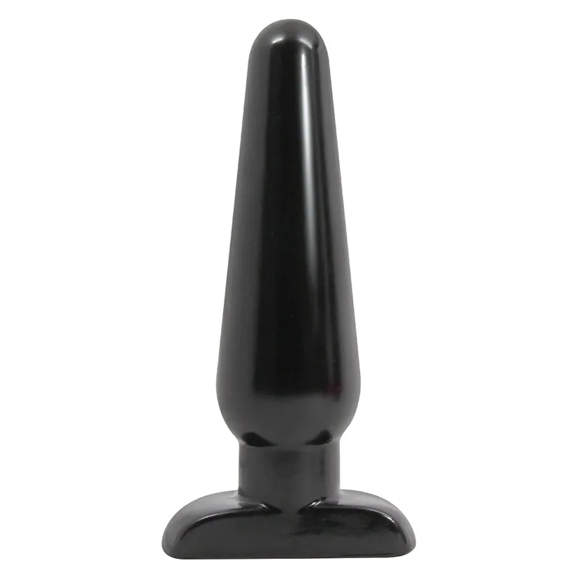 Anal Adventures Basic Anal Plug Large Black