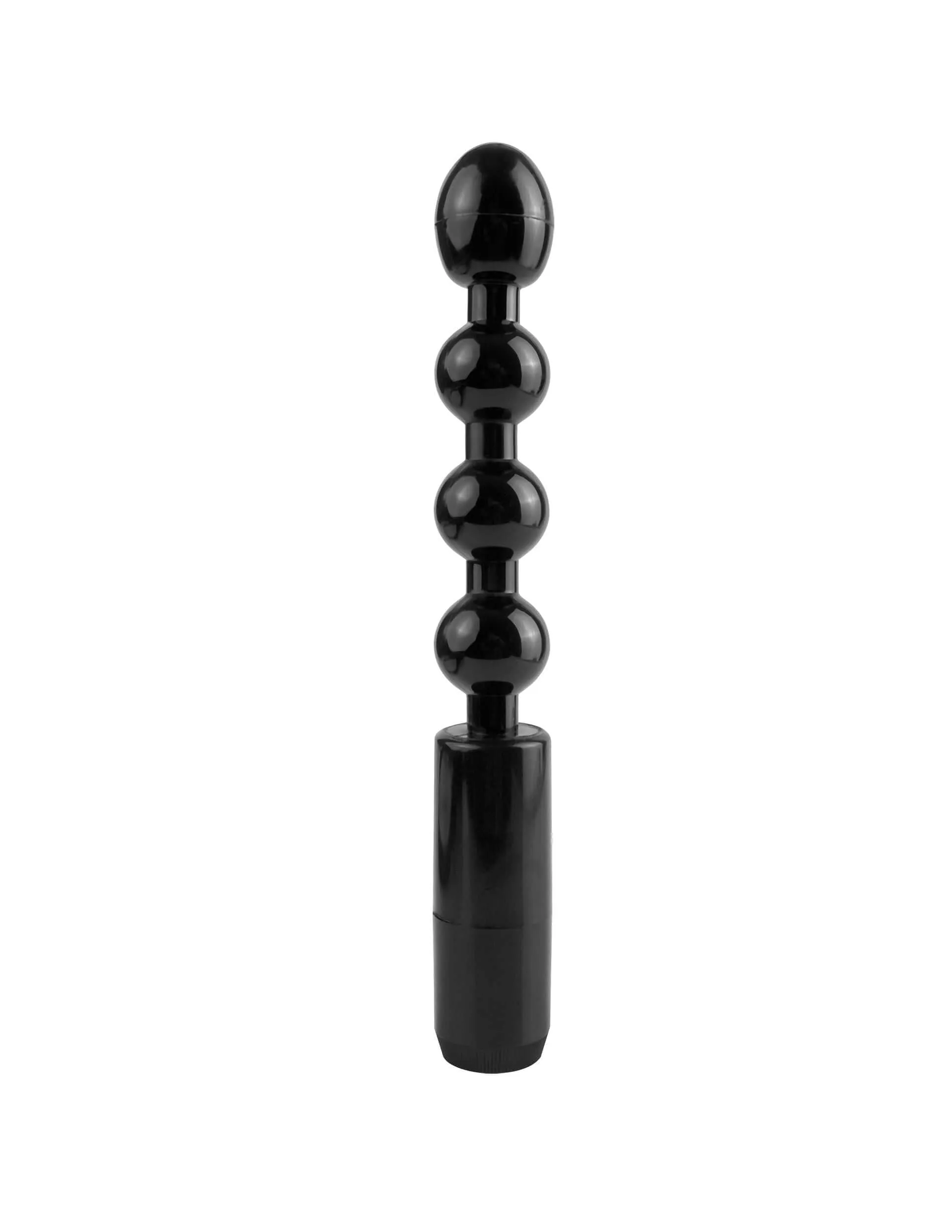 Anal Fantasy Collection Power Beads - Tapered, Multi-Speed Vibrating Anal Beads, 5.25" Insertable Length