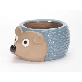Apta Glazed Hedgehog Planter