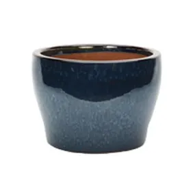 Apta Peacock Glazed Planter