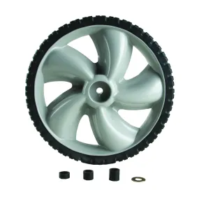 ARNOLD 490-324-0002 Replacement Lawn Mower Wheel, Plastic/Rubber