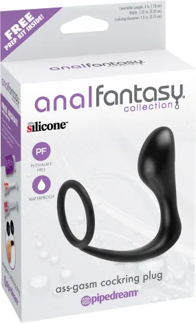 Ass Gasm Cock Ring Plug