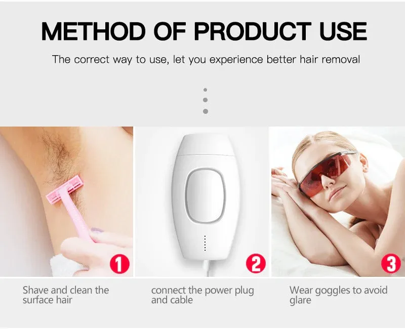 At Home Laser Hair Removal Permanent Hair Removal Device