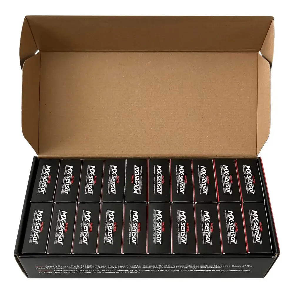 Autel MX-Sensor TPMS Sensor Bulk Box, Rubber Stem (Box of 20) - 1-SENSOR-R