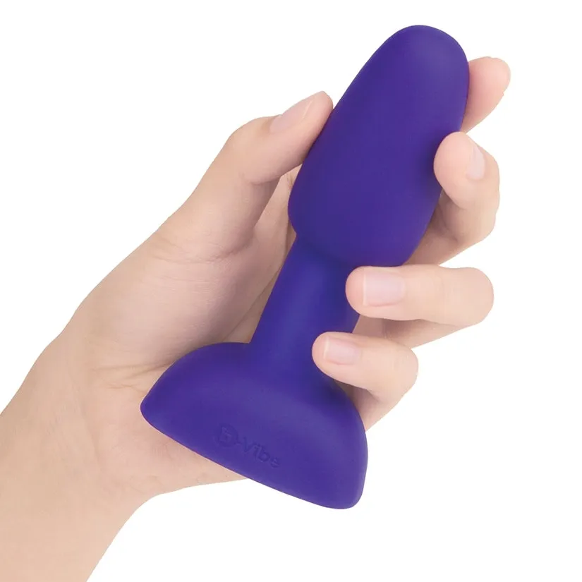 B-Vibe Rimming Plug Petite-Purple