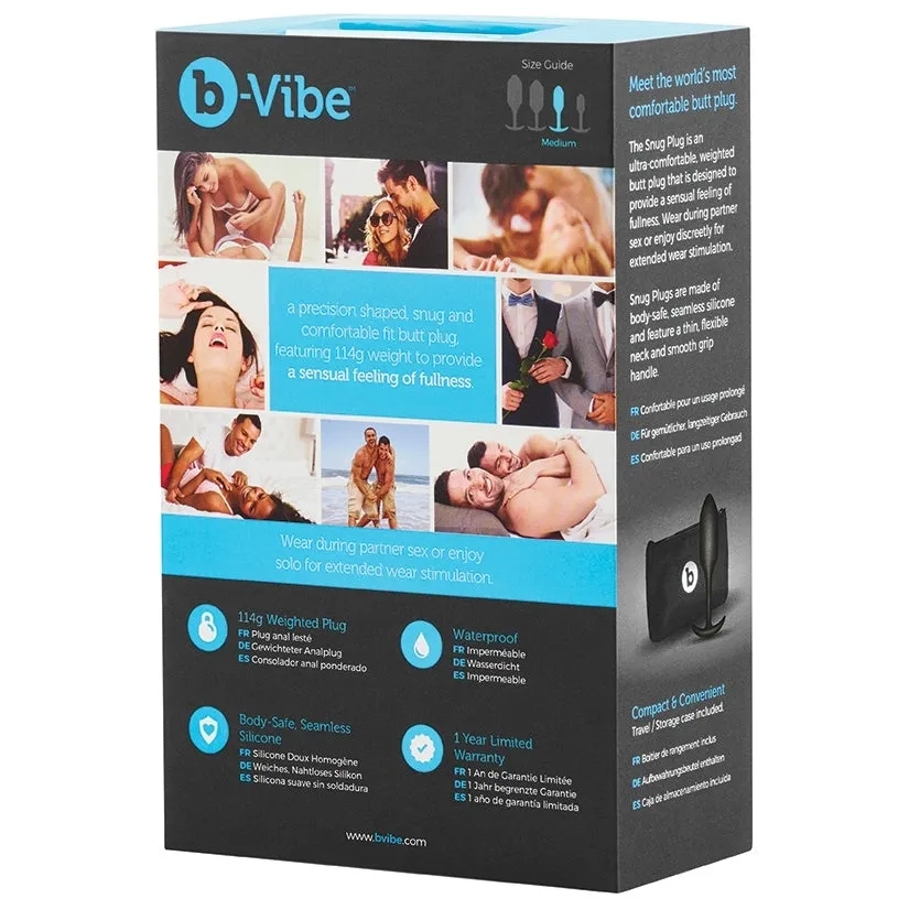 B-Vibe Snug Plug 2-Black