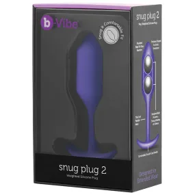 B-Vibe Snug Plug 2-Purple