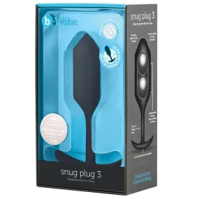 B-Vibe Snug Plug 3-Black
