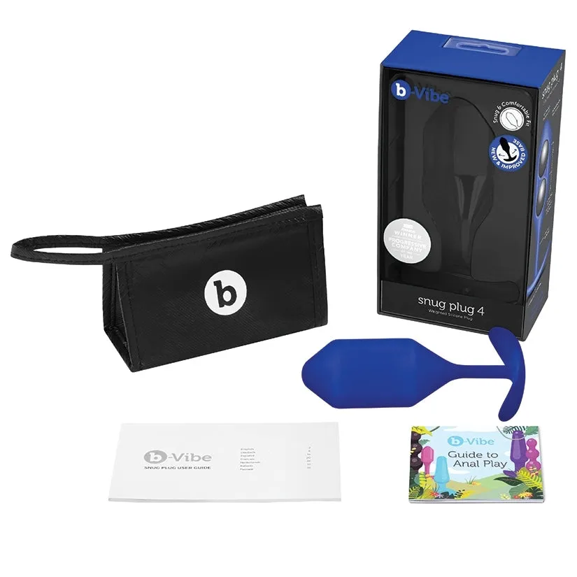 B-VIBE Snug Plug 4-Navy