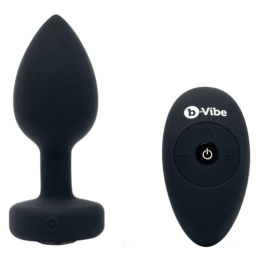 B-Vibe Vibrating Jewels-Black Diamond M/L