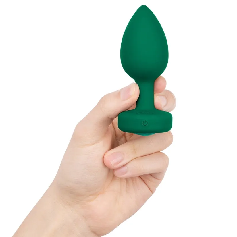 B-Vibe Vibrating Jewels-Emerald M/L
