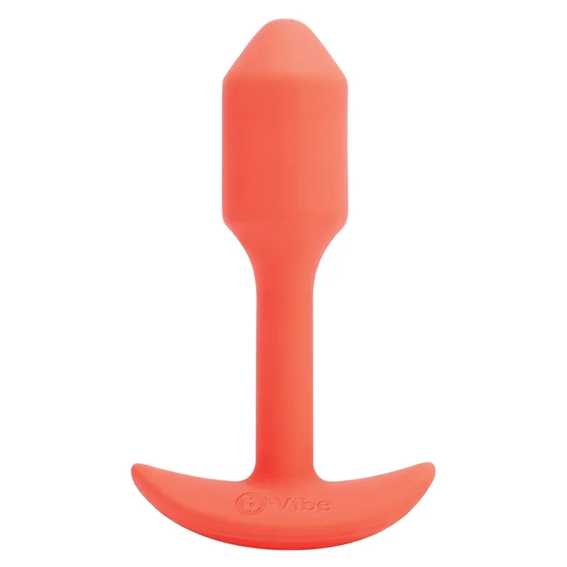 B-Vibe Vibrating Snug Plug-Orange S