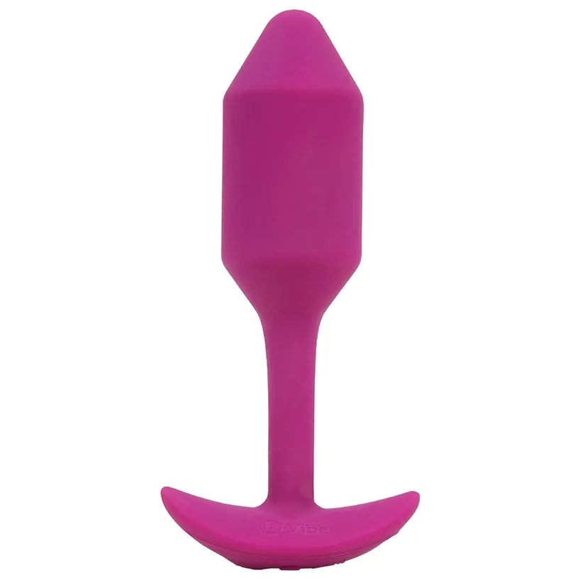 B-Vibe Vibrating Snug Plug-Rose M