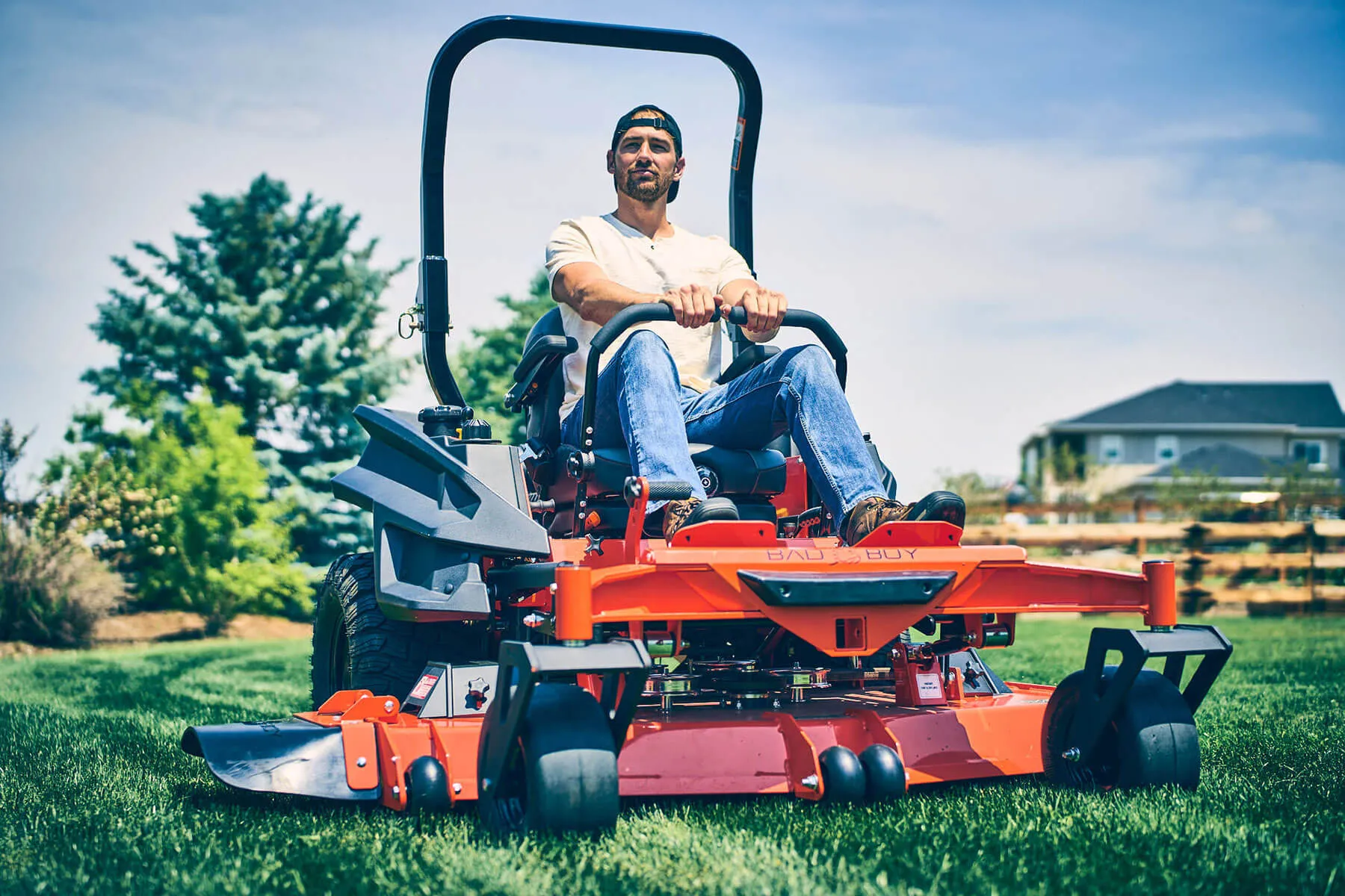 Bad Boy Rebel 54" Commercial Zero-Turn Mower w/ 27hp Kawasaki FX850