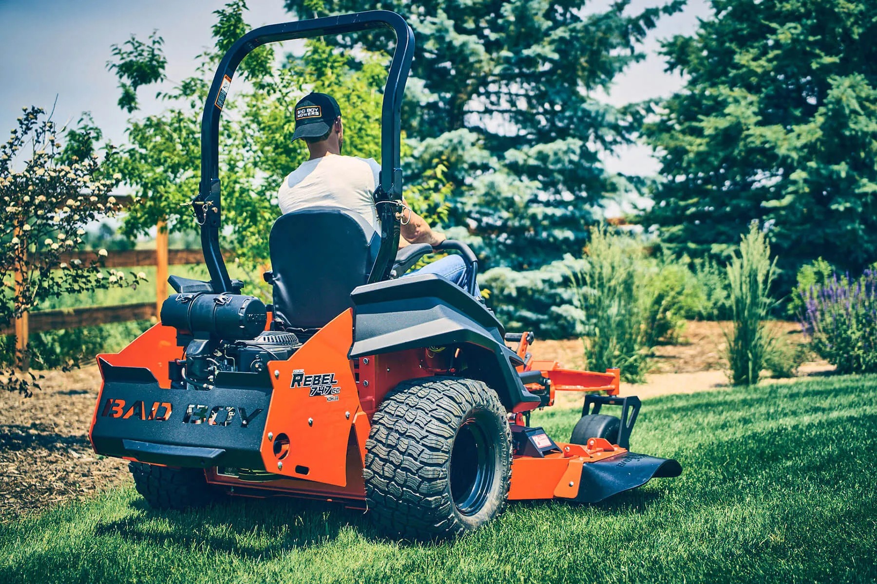 Bad Boy Rebel 54" Commercial Zero-Turn Mower w/ 27hp Kawasaki FX850