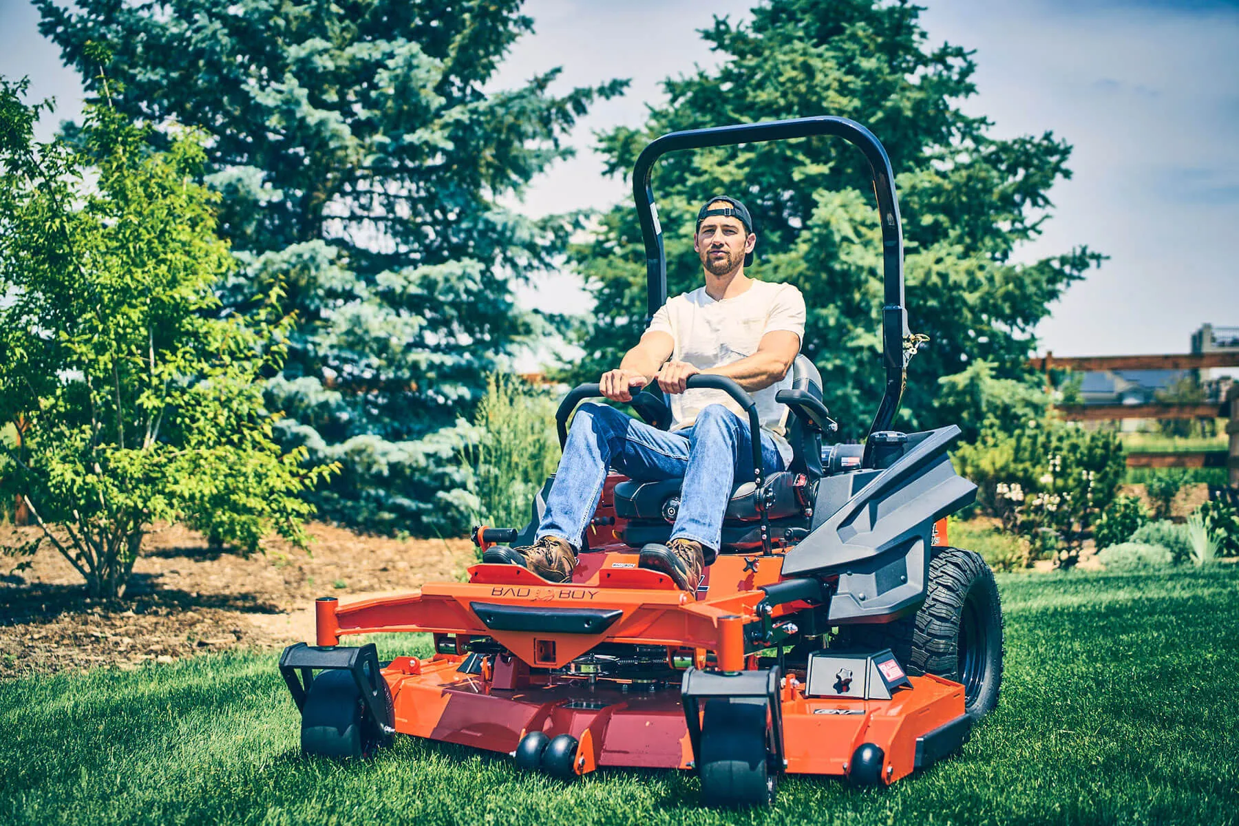Bad Boy Rebel 72" Commercial Zero-Turn Mower w/ 34hp Kawasaki EVO820 EFI