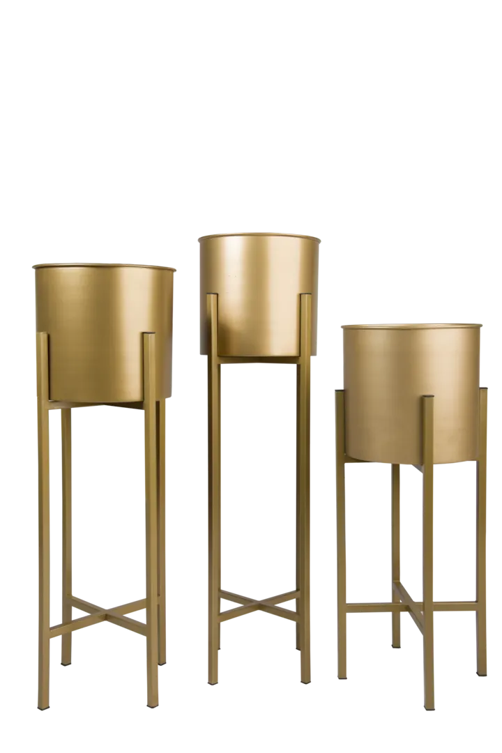 Bexley Gold Planter (Set of 3)